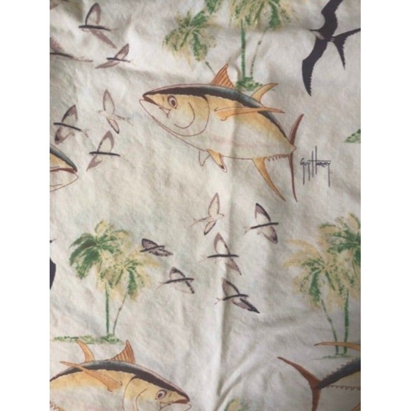 Guy Harvey Button Down Shirt Hawaiian Fish - Picture 5 of 7
